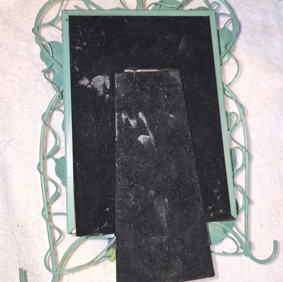 Dennis East Green and Purple Floral Picture Frame - Picture 4 of 5